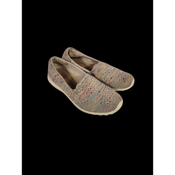 Sketchers Womens Loafer Shoe Comfort Slip on Stretchable Knit Walking US 8 - Picture 1 of 9